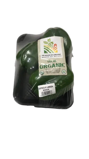 Organic Capsicumgreen 500g UAE